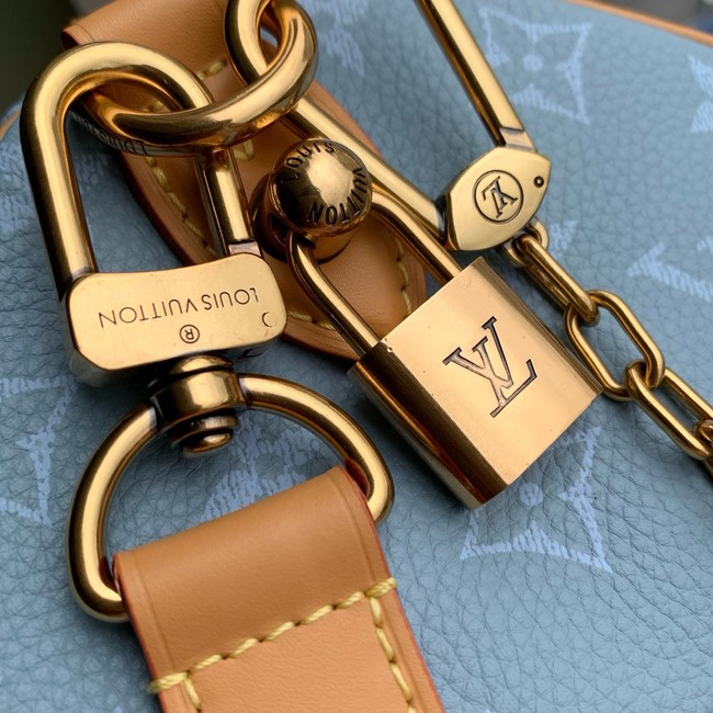 Louis Vuitton Speedy Bandouliere M28076 sky blue