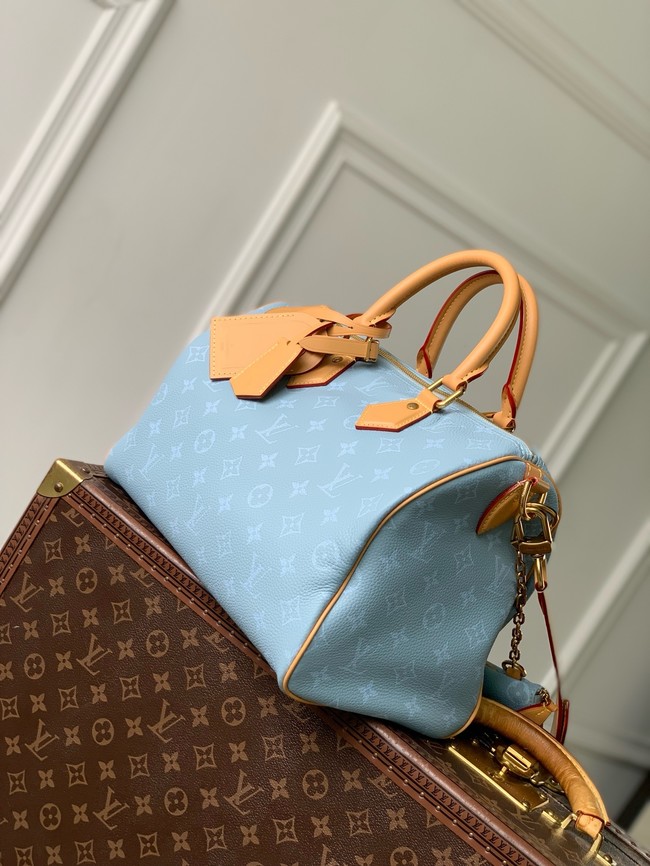 Louis Vuitton Speedy Bandouliere M28076 sky blue