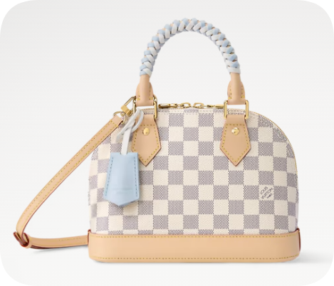 Louis Vuitton NEW Alma BB N40902 Bleu Olympe