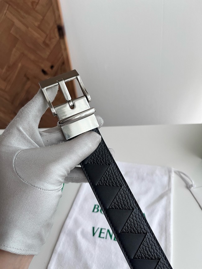 Bottega Veneta Intrecciato Taurillon Belt 876745-1 Bottega Veneta Intrecciato Taurillon Belt 876745-1