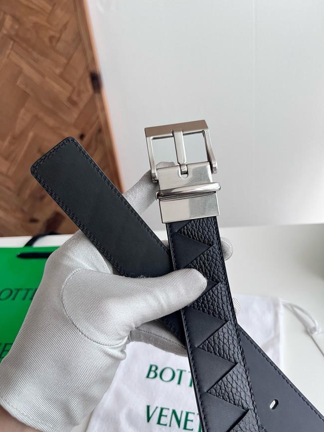 Bottega Veneta Intrecciato Taurillon Belt 876745-1 Bottega Veneta Intrecciato Taurillon Belt 876745-1