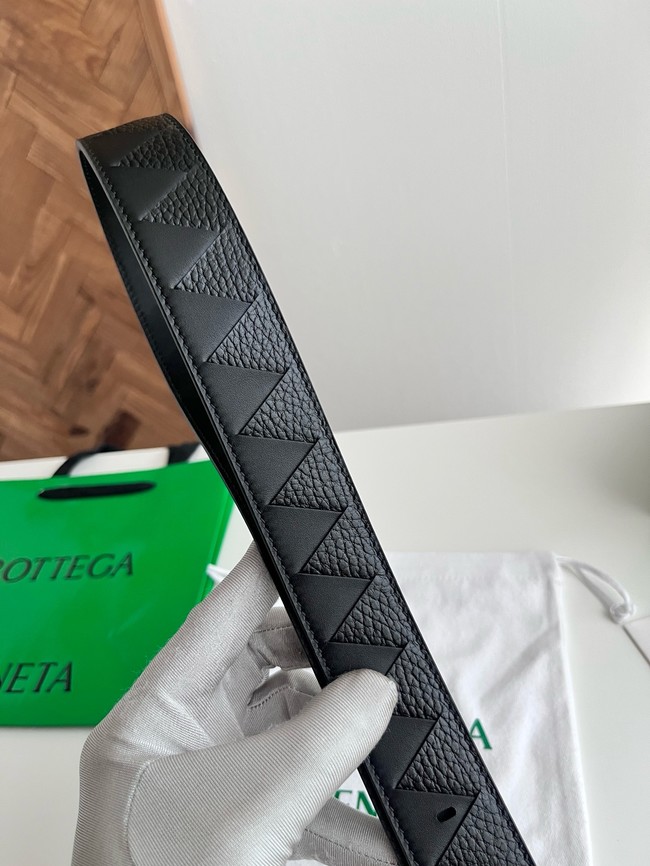 Bottega Veneta Intrecciato Taurillon Belt 876745-1 Bottega Veneta Intrecciato Taurillon Belt 876745-1
