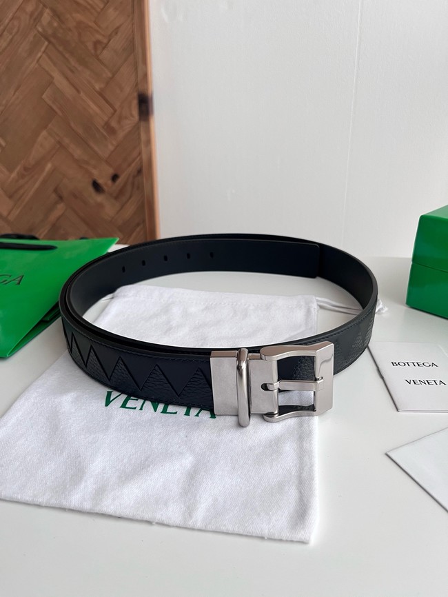 Bottega Veneta Intrecciato Taurillon Belt 876745-1 Bottega Veneta Intrecciato Taurillon Belt 876745-1
