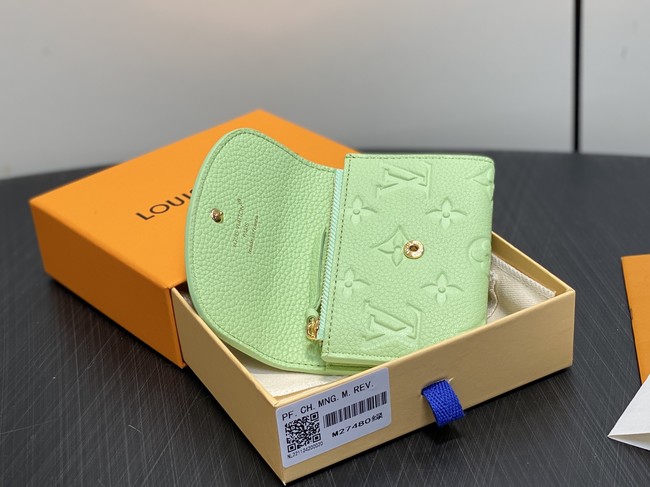 Louis Vuitton Rosalie Coin Purse M27480 green Louis Vuitton Rosalie Coin Purse M27480 green