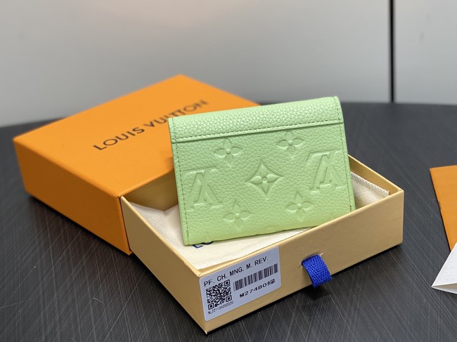 Louis Vuitton Rosalie Coin Purse M27480 green Louis Vuitton Rosalie Coin Purse M27480 green