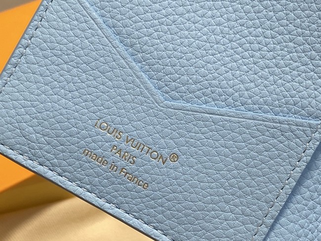 Louis Vuitton Passport Cover M27678 blue