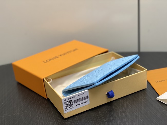 Louis Vuitton Passport Cover M27678 blue