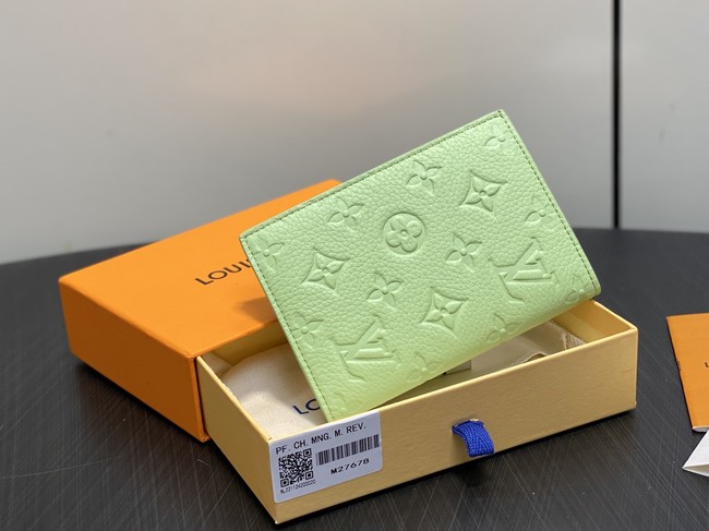 Louis Vuitton Passport Cover M27678 green Louis Vuitton Passport Cover M27678 green