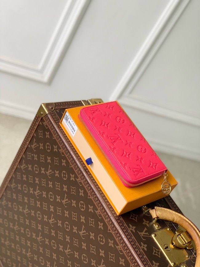 Louis Vuitton Zippy Wallet M27715 red