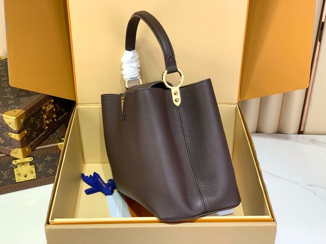 Louis Vuitton Capucines MM Souple M26319 dark brown Louis Vuitton Capucines MM Souple M26319 dark brown