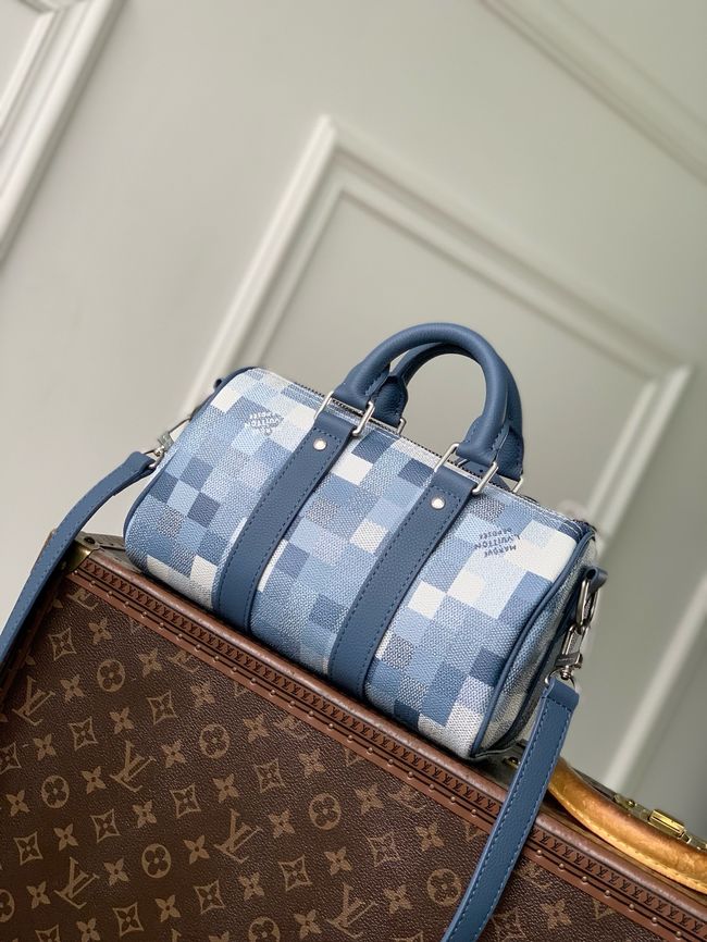 Louis Vuitton Keepall Bandouliere 25 M28600 Indigo Blue Louis Vuitton Keepall Bandouliere 25 M28600 Indigo Blue