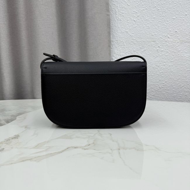 Medium Dior Medaillon Flap Bag Grained Calfskin M3920QD black Medium Dior Medaillon Flap Bag Grained Calfskin M3920QD black