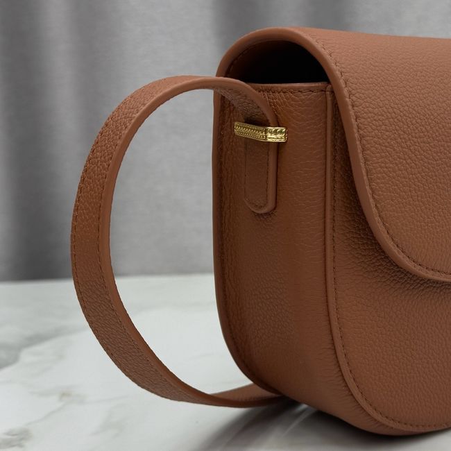 Medium Dior Medaillon Flap Bag Grained Calfskin M3920QD camel Medium Dior Medaillon Flap Bag Grained Calfskin M3920QD camel