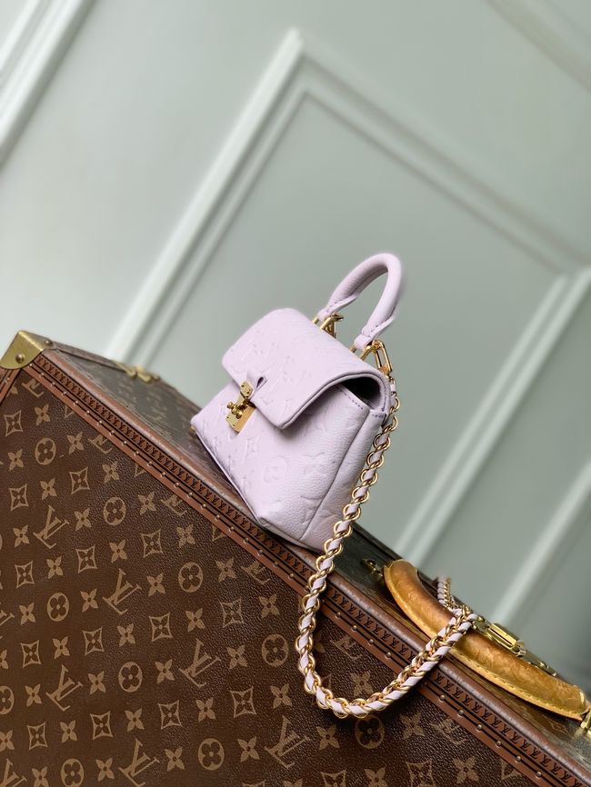 Louis Vuitton New Season NANO MADELEINE Handbag M29380 Sweet Lavender Louis Vuitton New Season NANO MADELEINE Handbag M29380 Sweet Lavender