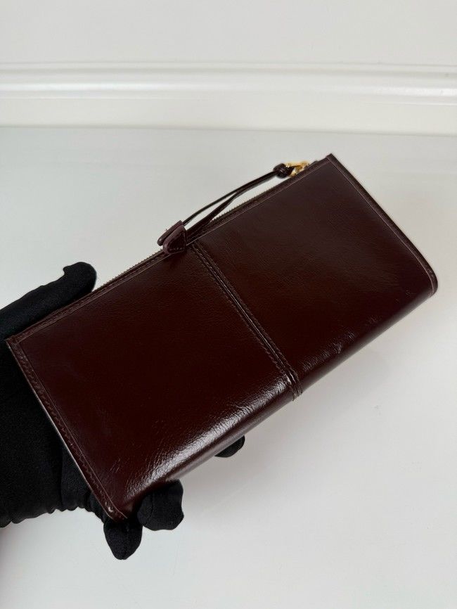 Prada Leather pouch 1MB051 Aviation Black