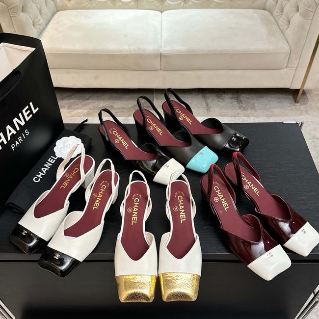 Chanel Pumps Lambskin heel G47189-6