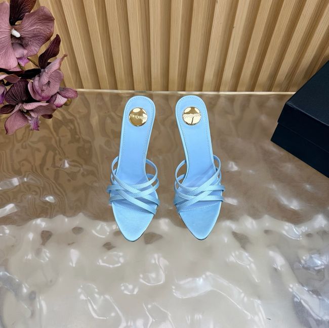 Saint Laurent in satin crepe and rhinestones Heel 9CM 69002-2