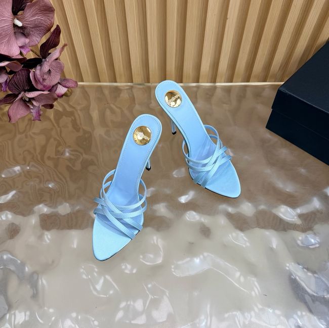 Saint Laurent in satin crepe and rhinestones Heel 9CM 69002-2