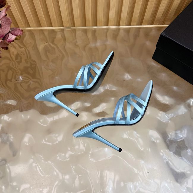 Saint Laurent in satin crepe and rhinestones Heel 9CM 69002-2
