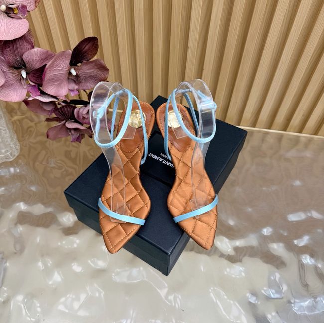Saint Laurent pumps in satin crepe Heel 10CM 69001-1 Saint Laurent pumps in satin crepe Heel 10CM 69001-1