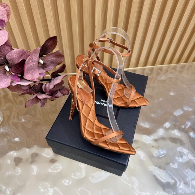 Saint Laurent pumps in satin crepe Heel 10CM 69001-3 Saint Laurent pumps in satin crepe Heel 10CM 69001-3