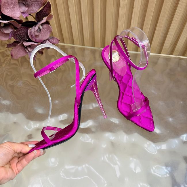 Saint Laurent pumps in satin crepe Heel 10CM 69001-5 Saint Laurent pumps in satin crepe Heel 10CM 69001-5
