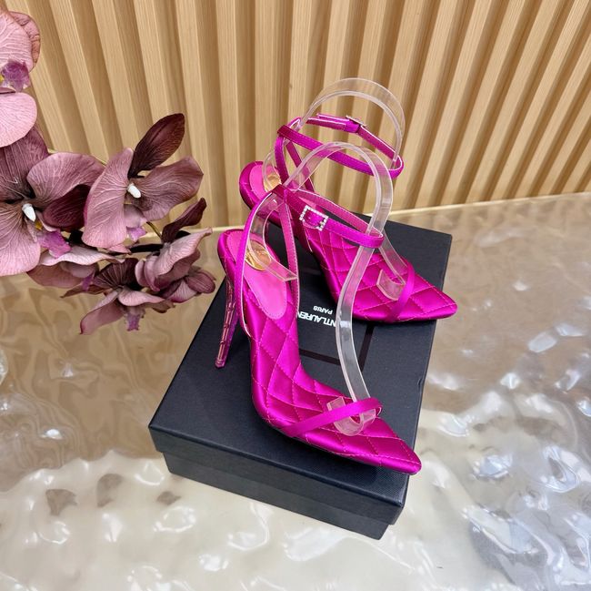 Saint Laurent pumps in satin crepe Heel 10CM 69001-5 Saint Laurent pumps in satin crepe Heel 10CM 69001-5