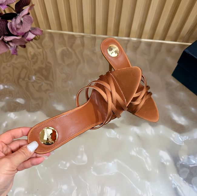 Saint Laurent in satin crepe and rhinestones Heel 9CM 69002-5 Saint Laurent in satin crepe and rhinestones Heel 9CM 69002-5