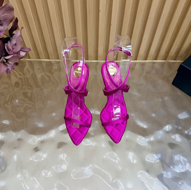 Saint Laurent in satin crepe and rhinestones Heel 10CM 69014-6 Saint Laurent in satin crepe and rhinestones Heel 10CM 69014-6