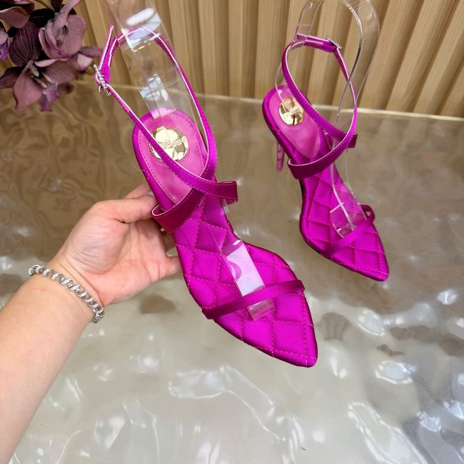 Saint Laurent in satin crepe and rhinestones Heel 10CM 69014-6 Saint Laurent in satin crepe and rhinestones Heel 10CM 69014-6