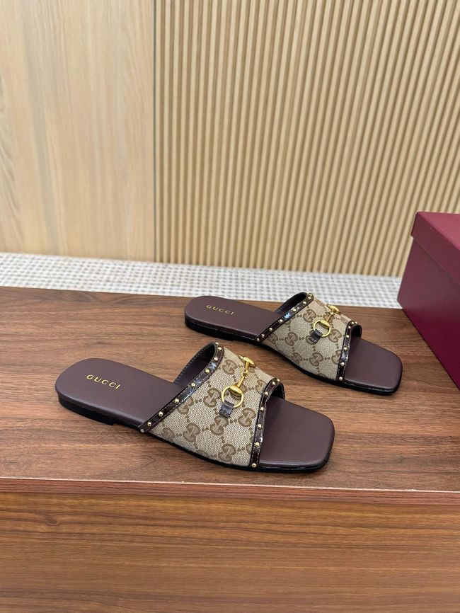 Gucci Womens slide sandal with Double G 69027-1 Gucci Womens slide sandal with Double G 69027-1