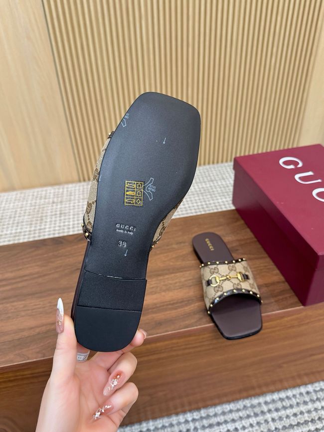 Gucci Womens slide sandal with Double G 69027-1 Gucci Womens slide sandal with Double G 69027-1