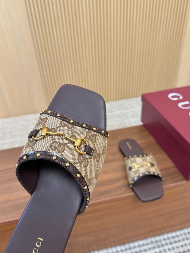 Gucci Womens slide sandal with Double G 69027-1 Gucci Womens slide sandal with Double G 69027-1