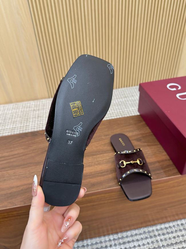 Gucci Womens slide sandal with Double G 69027-3 Gucci Womens slide sandal with Double G 69027-3