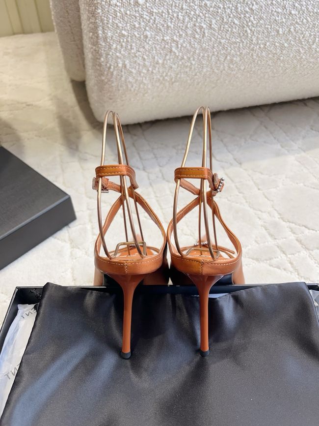 Saint Laurent in satin crepe and rhinestones Heel 10.5CM 69021-3 Saint Laurent in satin crepe and rhinestones Heel 10.5CM 69021-3