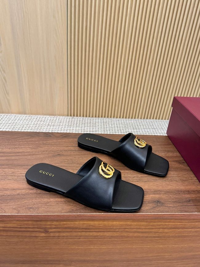 Gucci Womens slide sandal with Double G 69027-11 Gucci Womens slide sandal with Double G 69027-11