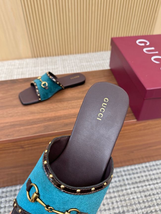 Gucci Womens slide sandal with Double G 69027-4 Gucci Womens slide sandal with Double G 69027-4