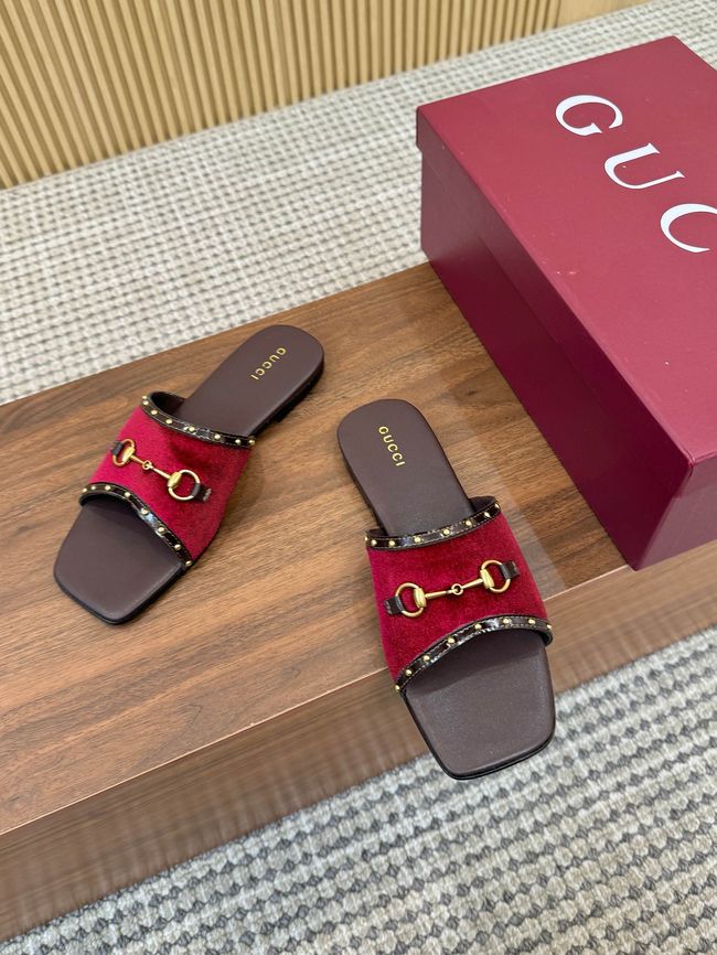 Gucci Womens slide sandal with Double G 69027-5 Gucci Womens slide sandal with Double G 69027-5