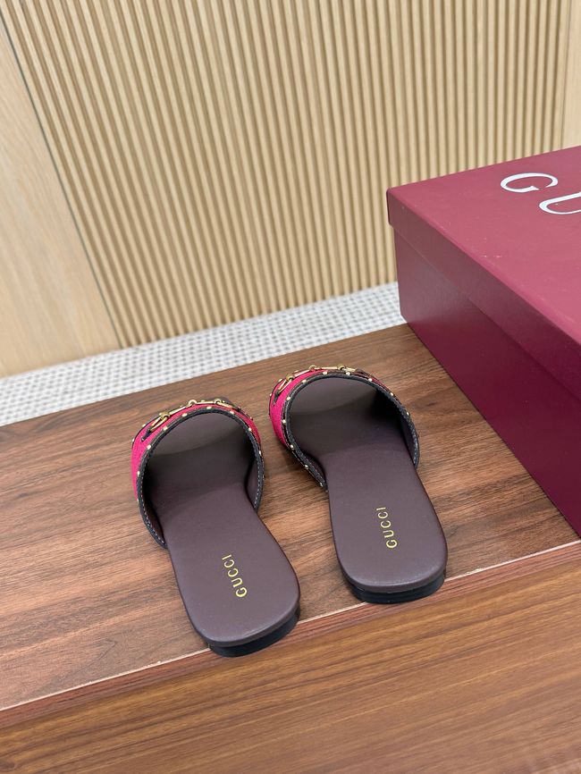 Gucci Womens slide sandal with Double G 69027-5 Gucci Womens slide sandal with Double G 69027-5