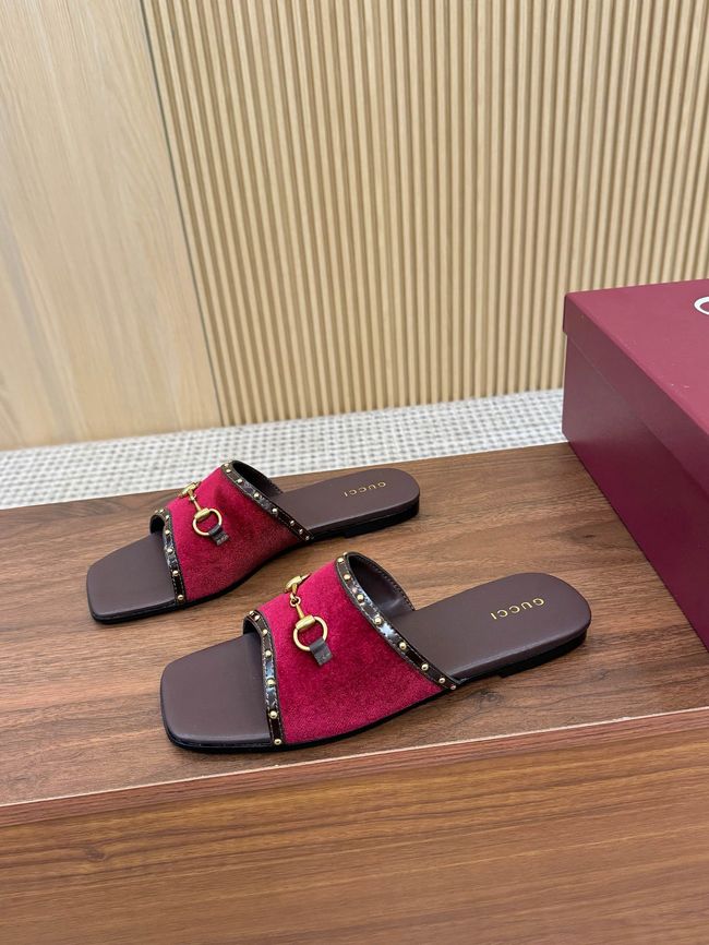 Gucci Womens slide sandal with Double G 69027-5 Gucci Womens slide sandal with Double G 69027-5