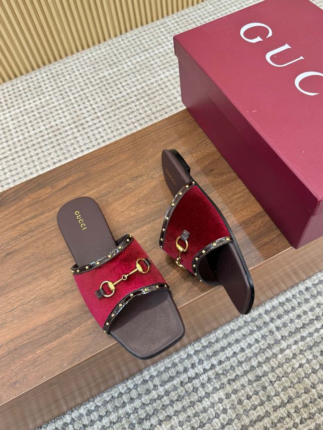 Gucci Womens slide sandal with Double G 69027-5 Gucci Womens slide sandal with Double G 69027-5