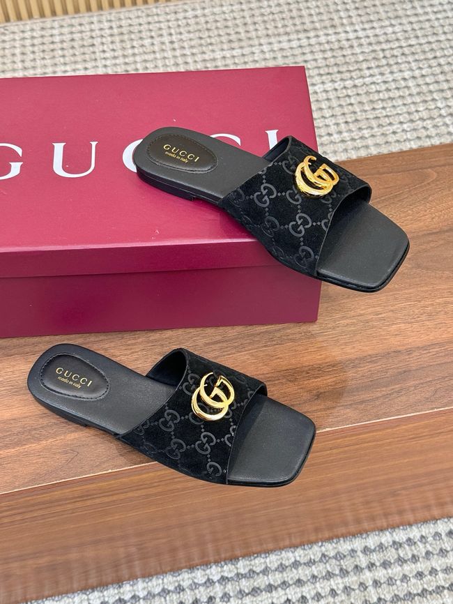 Gucci Womens slide sandal with Double G 69027-8 Gucci Womens slide sandal with Double G 69027-8