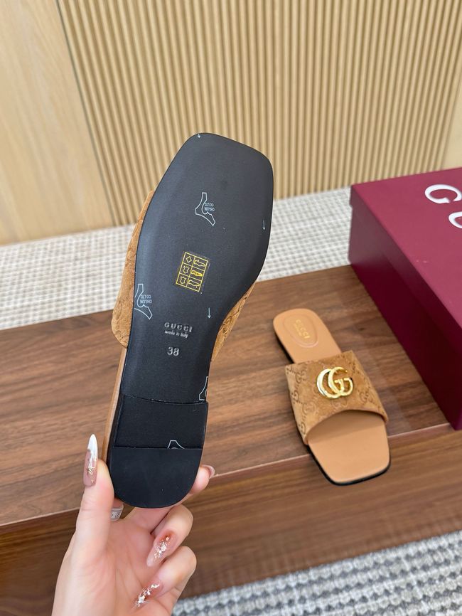 Gucci Womens slide sandal with Double G 69027-9 Gucci Womens slide sandal with Double G 69027-9