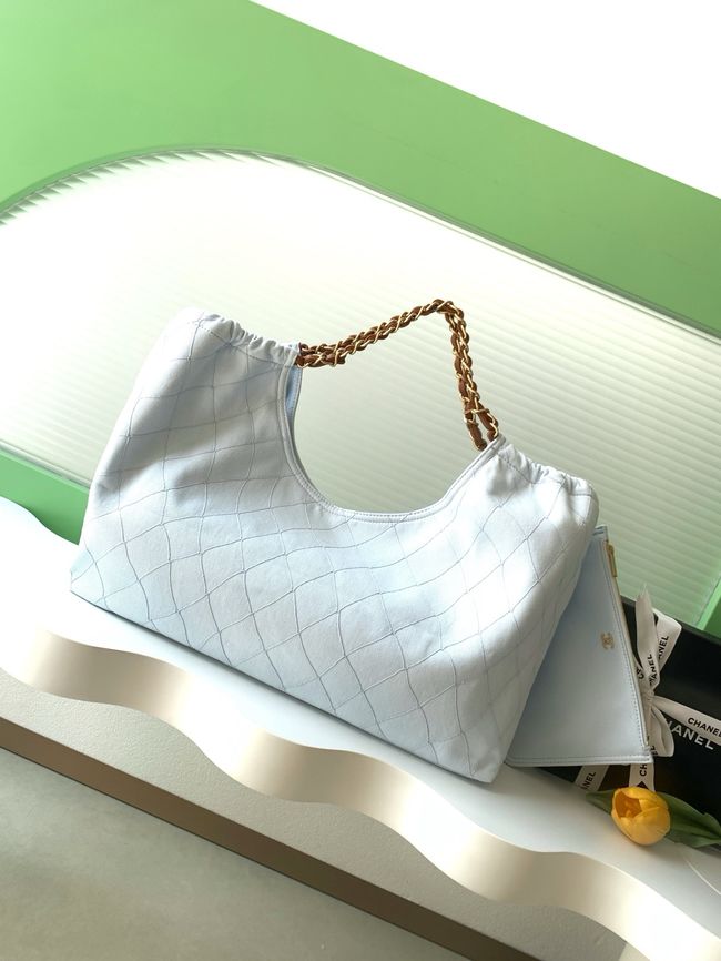 CHANEL Small Shopping Bag AS6191 light blue CHANEL Small Shopping Bag AS6191 light blue