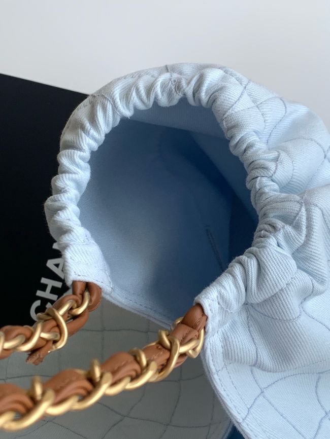 CHANEL Small Shopping Bag AS6191 light blue CHANEL Small Shopping Bag AS6191 light blue