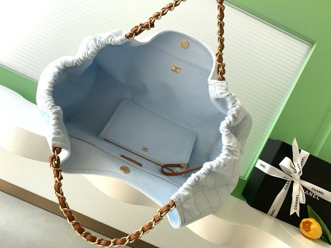CHANEL Small Shopping Bag AS6191 light blue CHANEL Small Shopping Bag AS6191 light blue