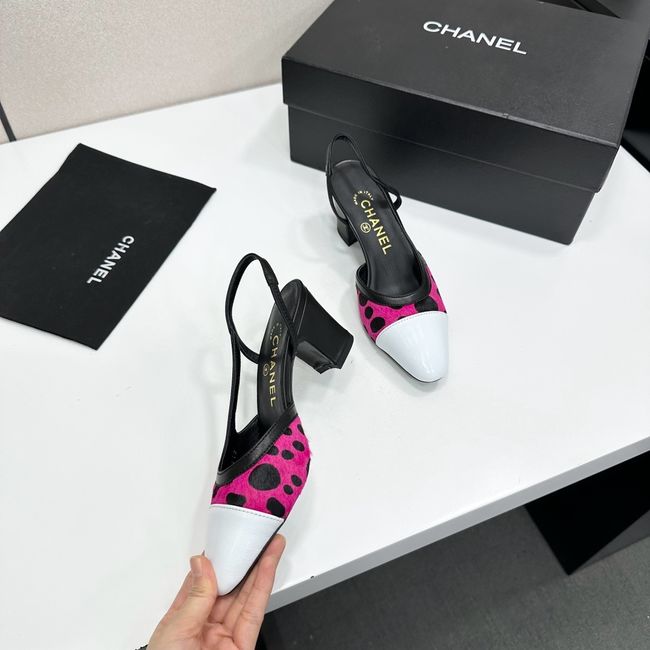 Chanel Slingbacks Lambskin & Mixed Fibers 65MM G31318-4 Chanel Slingbacks Lambskin & Mixed Fibers 65MM G31318-4