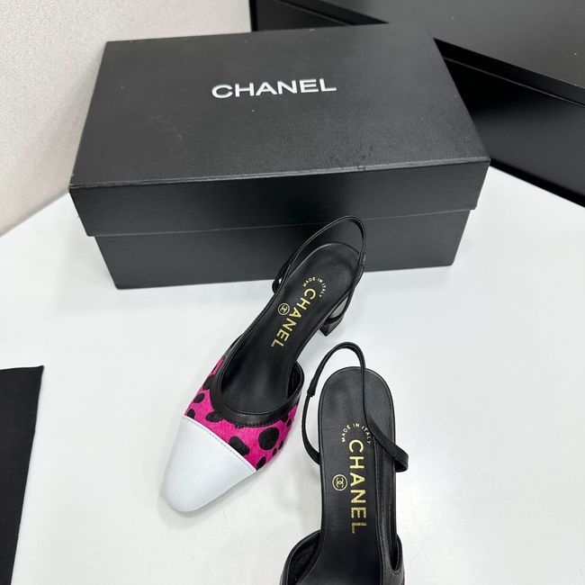 Chanel Slingbacks Lambskin & Mixed Fibers 65MM G31318-4 Chanel Slingbacks Lambskin & Mixed Fibers 65MM G31318-4