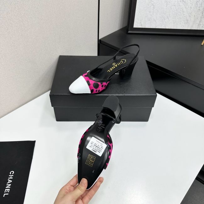 Chanel Slingbacks Lambskin & Mixed Fibers 65MM G31318-4 Chanel Slingbacks Lambskin & Mixed Fibers 65MM G31318-4