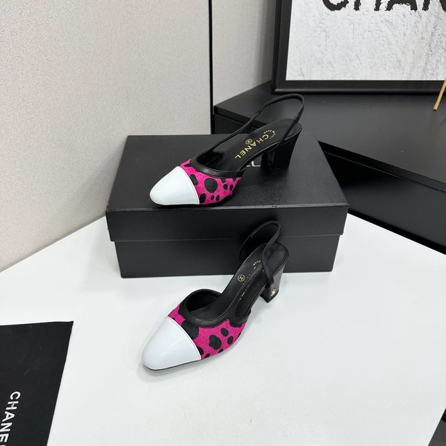 Chanel Slingbacks Lambskin & Mixed Fibers 65MM G31318-4 Chanel Slingbacks Lambskin & Mixed Fibers 65MM G31318-4